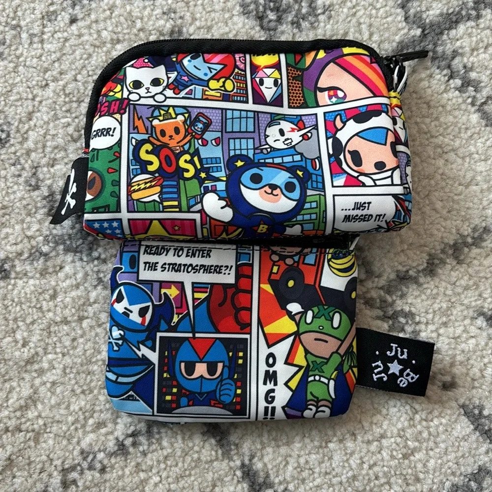 Ju-ju-be x tokidoki Super Toki/Sweet Victory Be Set, Be Quick and Coin Purse